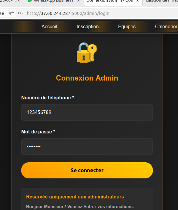 Application Football FootMaster